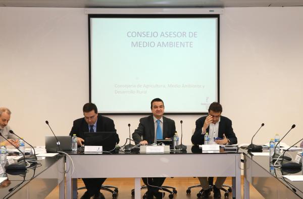 El consejero de Agricultura, Medio Ambiente y Desarrollo Rural, Francisco Martínez Arroyo, asiste a la reunión del Consejo Asesor de Medio Ambiente de Castilla-La Mancha