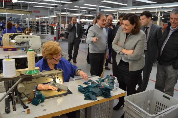 Visita a la empresa de fabricación de calzado infantil Pablosky en Fuensalida (Toledo)