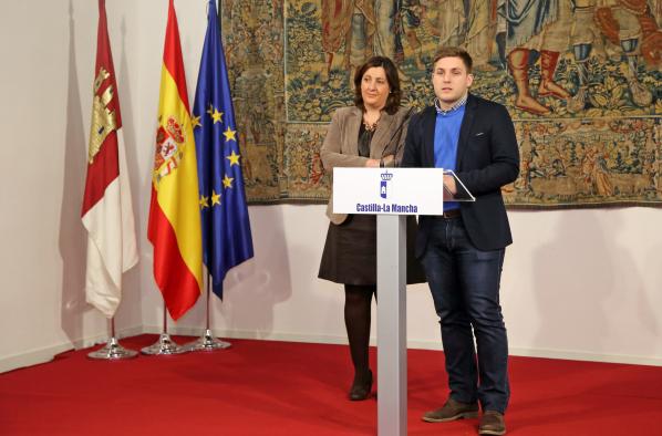 La consejera de Economía, Empresas y Empleo, Patricia Franco, informa en rueda de prensa 