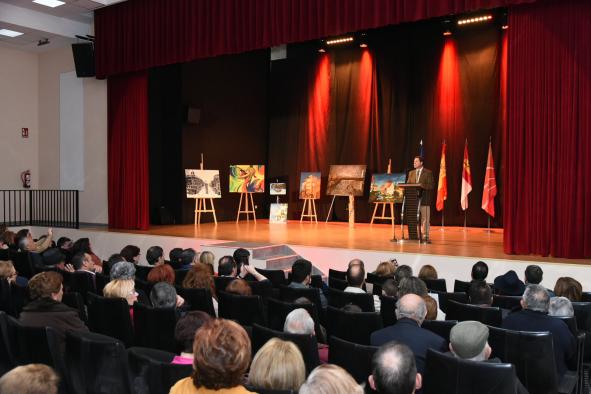 El presidente García-Page inaugura el nuevo Auditorio de Villalba del Rey (Cuenca)