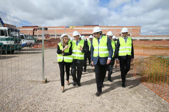 El presidente García-Page visita las obras del nuevo Hospital General de Toledo 