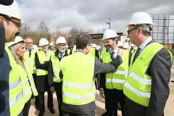 El presidente García-Page visita las obras del nuevo Hospital General de Toledo 