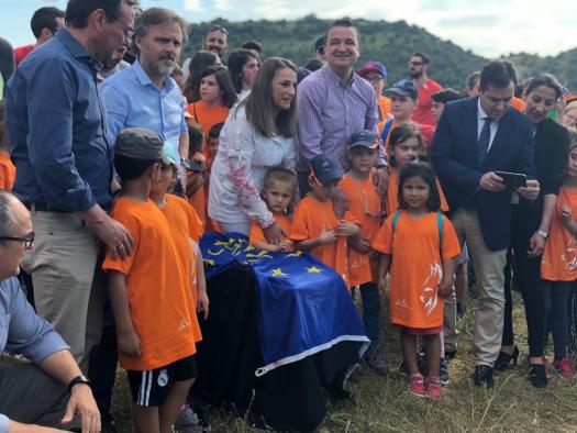 El consejero de Agricultura, Medio Ambiente y Desarrollo Rural, Francisco Martínez Arroyo participa en la suelta de un ejemplar de lince ibérico en Córdoba