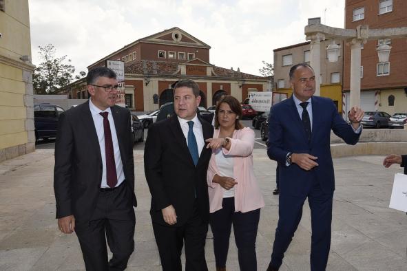 Presentación de la puesta en marcha del anillo perimetral y del nuevo depósito de Santa Marina en Tarancón