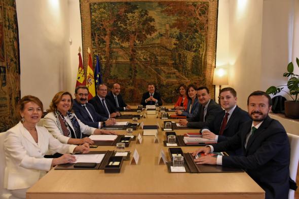 García-Page preside la primera reunión del nuevo Consejo de Gobierno