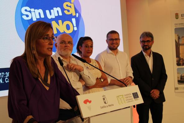 Presentación de la campaña "Sin un Sí, ¡Es No!" en la Feria de Albacete