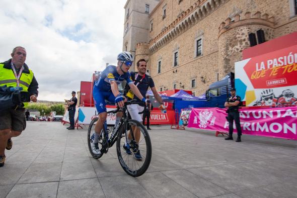 El presidente asiste a la llegada de la 19 Etapa de la Vuelta Ciclista a España