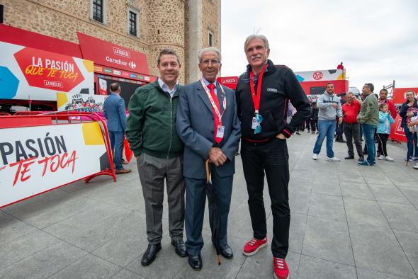 El presidente asiste a la llegada de la 19 Etapa de la Vuelta Ciclista a España