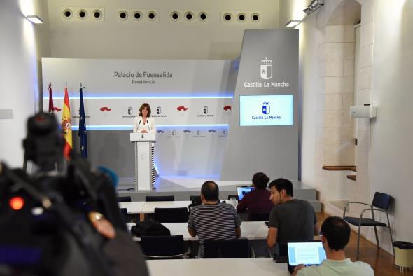 Rueda de prensa de la portavoz del Gobierno regional, Blanca Fernández (IV)