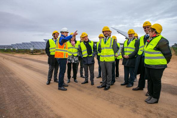 Inauguración nueva planta fotovoltaica en Alcázar de San Juan
