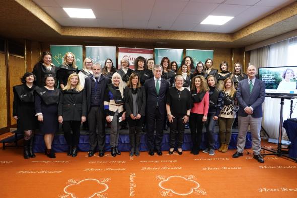 La directora del Instituto de la Mujer, Pilar Callado, asiste a la clausura de la Universidad Mujer Rural de la Fundación Eurocaja Rural