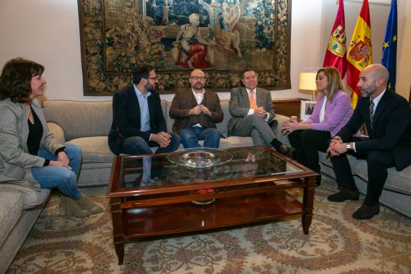 Encuentro institucional con la portavoz de Ciudadanos en Castilla-La Mancha