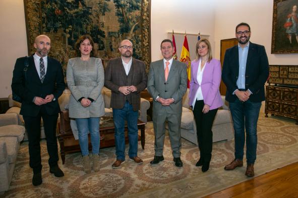 Encuentro institucional con la portavoz de Ciudadanos en Castilla-La Mancha