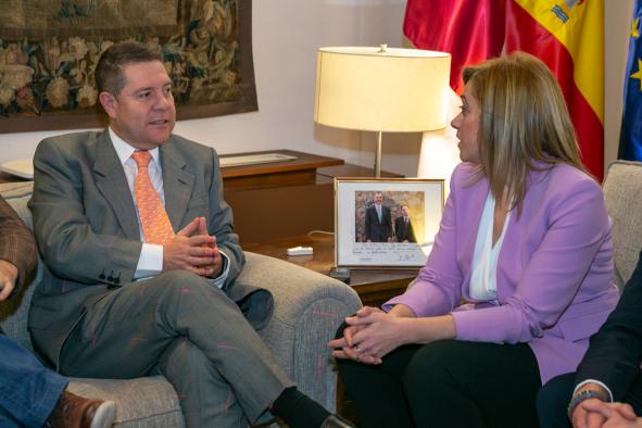 Encuentro institucional con la portavoz de Ciudadanos en Castilla-La Mancha