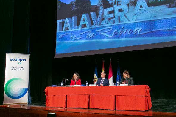 Inauguración de la jornada ‘El futuro del gas renovable’ en Talavera de la Reina