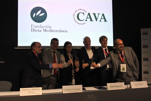 .- El consejero de Agricultura, Agua y Desarrollo Rural, Francisco Martínez Arroyo, participa en la clausura del Foro Cava, Gastronomía, Salud y Dieta Mediterránea
