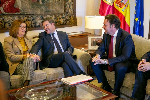 Reunión con el presidente del Consejo regional de Cámaras de Comercio