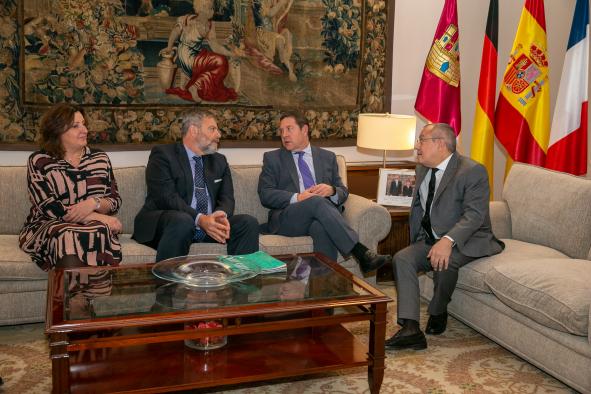 Recibe a los embajadores de Francia y Alemania en España, Jean-Michel Casa y Wolfgang Dold