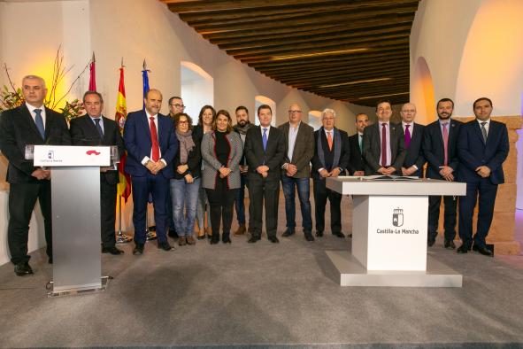 Firma del ‘Pacto contra la Despoblación de Castilla-La Mancha’. en Brihuega (I)