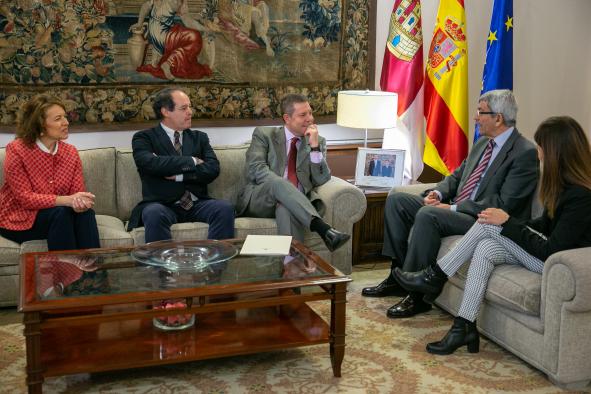 Reunión con el presidente de UNICEF Comité Castilla-La Mancha