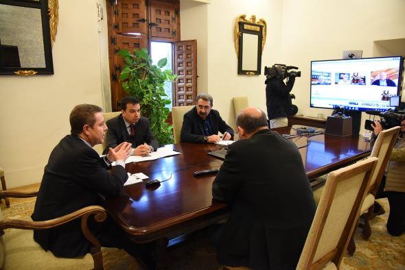Reunión por videoconferencia con representantes de sindicatos agrarios
