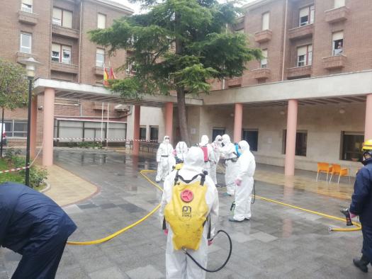 Dispositivo de GEACAM hoy en Residencias Núñez de Balboa, Paseo de la Cuba e Infanta Leonor