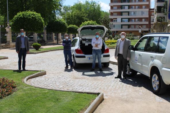 Visita al Parque Móvil de la JCCM en Albacete tras luchar contra el COVID19