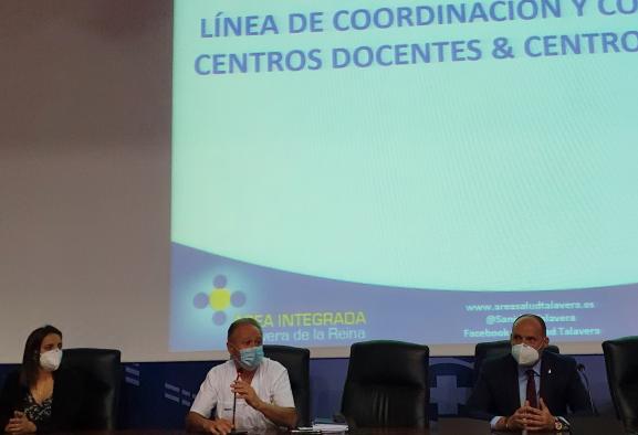 El Gobierno regional impulsa la coordinación sobre Covid-19 entre los centros educativos y la Gerencia del Área Integrada de Salud de Talavera