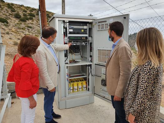  El Gobierno regional invierte 3,4 millones de euros en el despliegue de tecnología 4G en la Comarca de la Sierra del Segura llevando su cobertura al 97% de la población