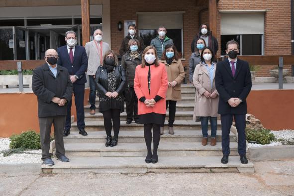 La consejera de Educación, Cultura y Deportes, Rosa Ana Rodríguez, visita el Centro de Investigación Apícola y Agroambiental de Marchamalo