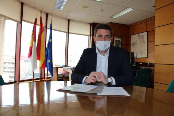 El delegado provincial de Fomento, Julen Sánchez tras regularizar transporte por carretera Corredor de Almansa