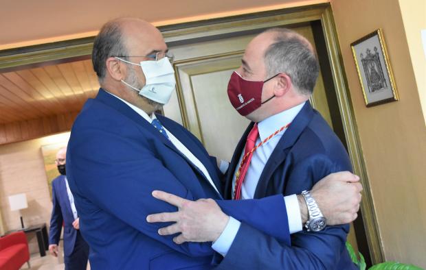 El vicepresidente de Castilla-La Mancha, José Luís Martínez Guijarro, asiste, a las 12:00 horas, a la toma de posesión de Emilio Sáez como alcalde de la ciudad de Albacete, en el salón de plenos del Ayuntamiento 