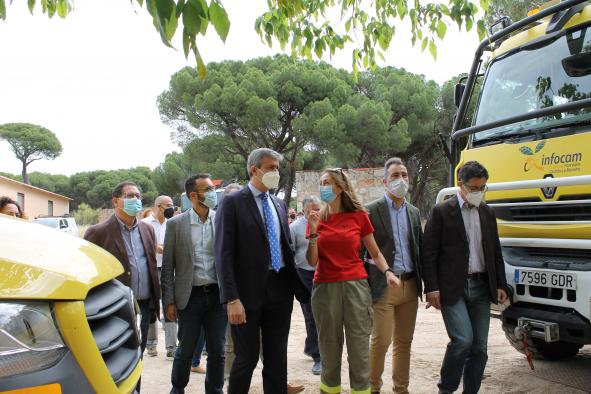 El Gobierno regional invierte 155.000 euros para mejorar la base-retén de Almorox en su refuerzo de las infraestructuras de lucha contra incendios forestales del Plan Infocam