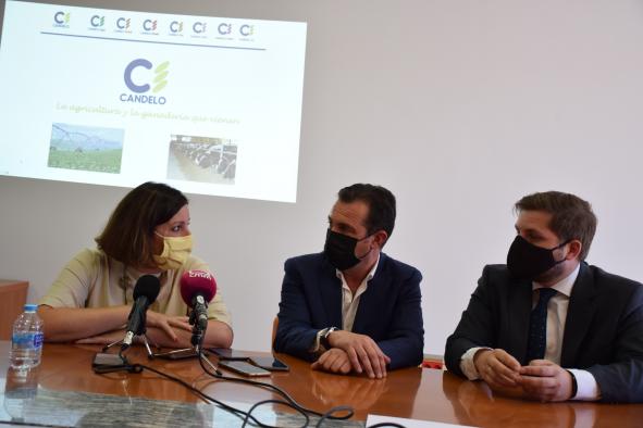 La consejera de Economía, Empresas y Empleo, Patricia Franco y el consejero de Fomento, Nacho Hernando, visitan las instalaciones del Grupo Agroalimentario ‘Candelo’ 