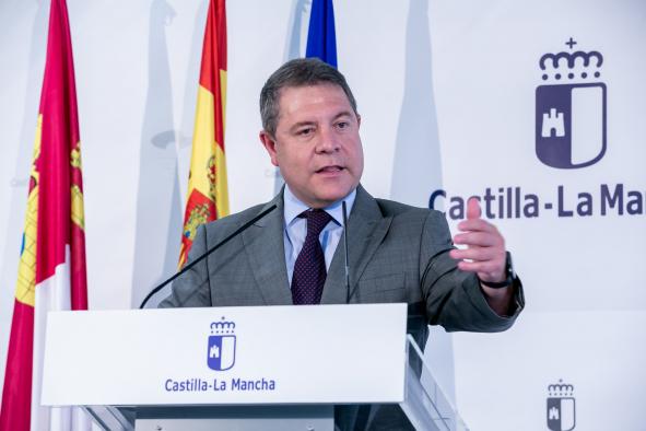 El presidente de Castilla-La Mancha, Emiliano García-Page, inaugura la primera fase del IESO Luisa Sigea y visita las obras de la segunda fase de este centro de Tarancón