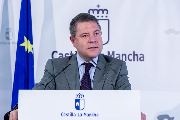 El presidente de Castilla-La Mancha, Emiliano García-Page, inaugura la primera fase del IESO Luisa Sigea y visita las obras de la segunda fase de este centro de Tarancón