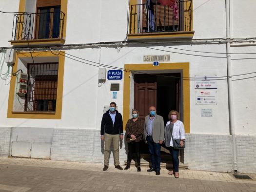 Visita futuras obras en la CM-3216 en Paterna del Madera