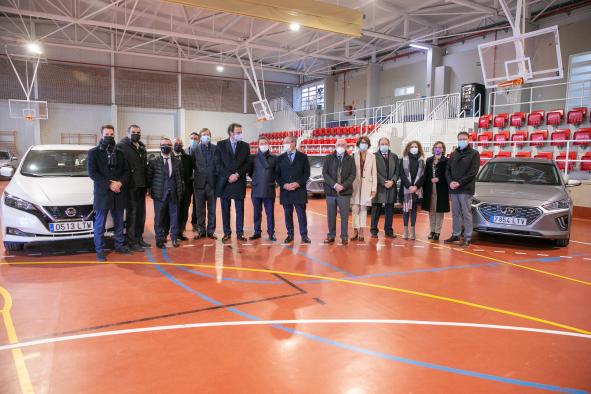 Presentación de vehículos ecoeficientes de la Junta de Comunidades de Castilla-La Mancha