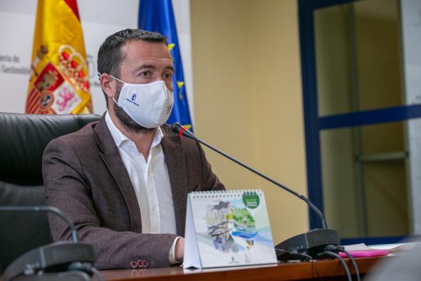 El consejero de Desarrollo Sostenible, José Luis Escudero, ha informado de la primera línea de subvenciones para la implementación de la normativa de residuos de acuerdo al Plan de Recuperación, Transformación y Resilencia