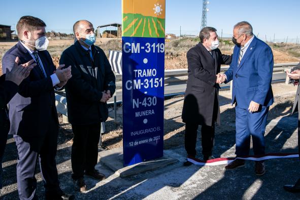 Inauguración de la rehabilitación de la CM-3319 entre Villarrobledo y Munera (Fomento)