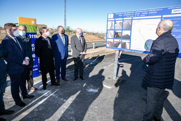 Inauguración de la rehabilitación de la CM-3319 entre Villarrobledo y Munera