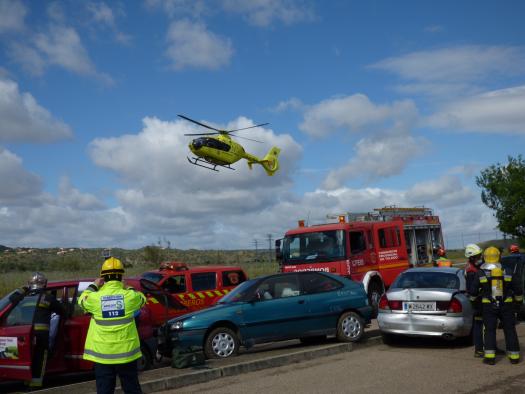 El Servicio de Emergencias 1-1-2 de Castilla-La Mancha ha coordinado la actuación en 108 accidentes de tráfico graves durante el segundo 