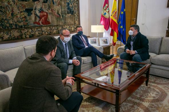 Reunión con el secretario general de UGT en Castilla-La Mancha