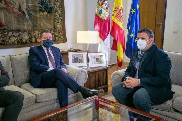Reunión con el secretario general de UGT en Castilla-La Mancha