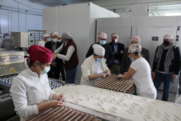 Visita fábrica Panadería Jesús en Pozo Cañada