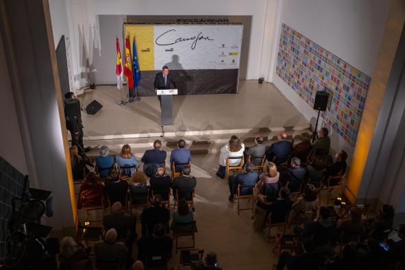 Inauguración de la ‘Sala Canogar’ en la Fundación ‘Antonio Pérez’ de Cuenca (I)