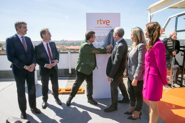 Inaugura la reforma de las instalaciones de Radio Televisión Española en Castilla-La Mancha