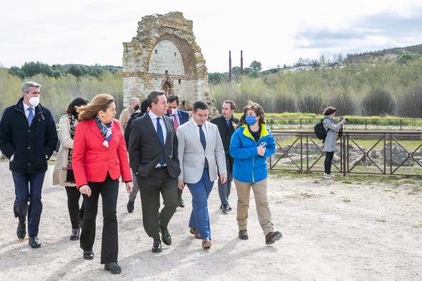 Presenta  el proyecto de digitalización y virtualización de los parques arqueológicos de Castilla-La Mancha, en el Parque Arqueológico de Carranque, en la provincia de Toledo 