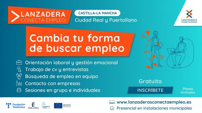 El plazo para que las personas desempleadas se inscriban en las nuevas Lanzaderas Conecta Empleo de Castilla-La Mancha acaba el día 23