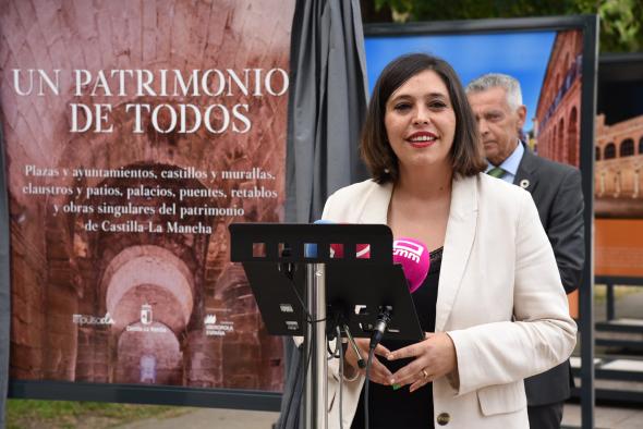 El Gobierno regional destaca que la exposición ‘Un patrimonio de todos’ ayudará a los estudiantes a conocer más a fondo Castilla-La Mancha